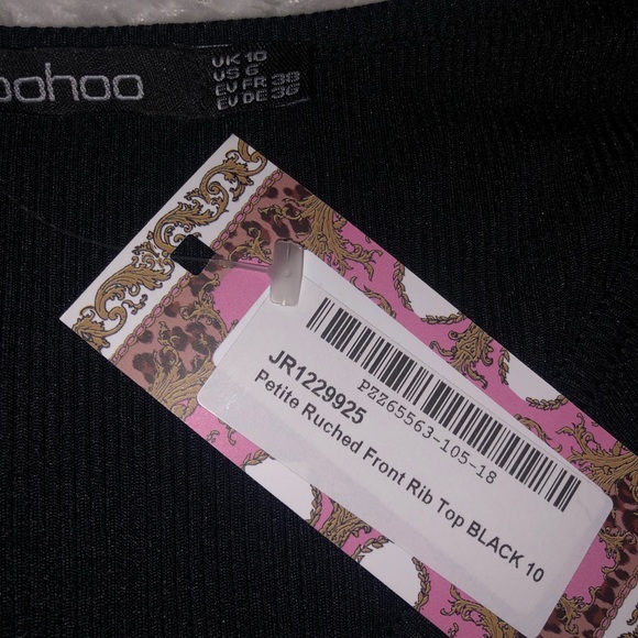 Petite Ruched Front Rib - Picture 3 of 3